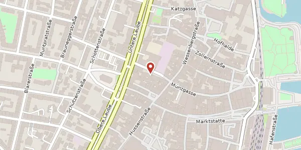 Karte der Umgebung von St.-Stephans-Platz 7, 78462 Konstanz