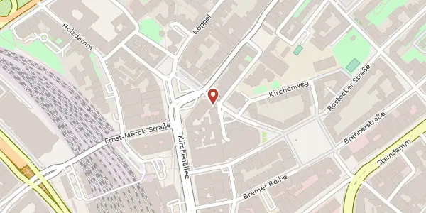 Karte der Umgebung von Baumeisterstraße 2, 20099 Hamburg