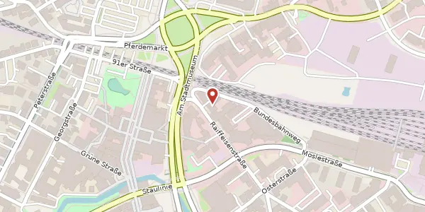Karte der Umgebung von Raiffeisenstr. 26, 26122 Oldenburg