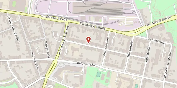 Karte der Umgebung von Kurfürstenstr. 48, 45479 Mülheim an der Ruhr