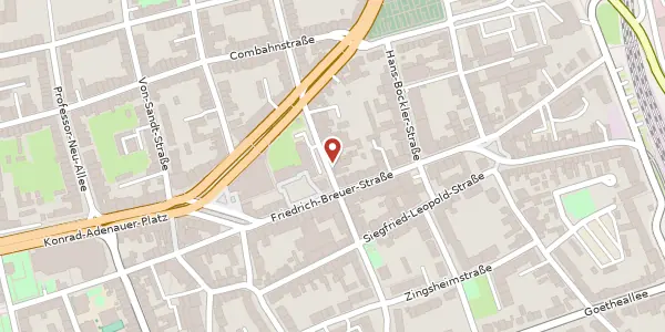 Karte der Umgebung von Rathausstr. 12, 53225 Bonn