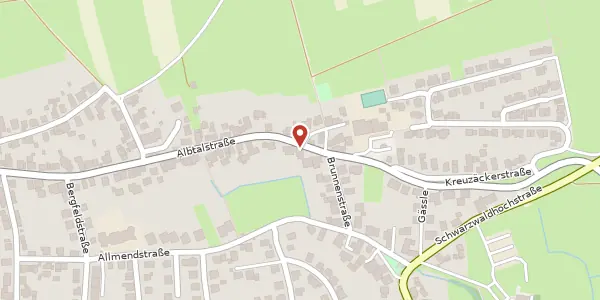 Karte der Umgebung von Albtalstraße 17, 76316 Malsch