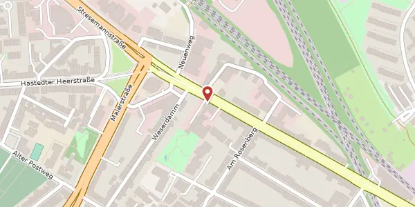 Karte der Umgebung von Hastedter Heerstr. 301, 28207 Bremen
