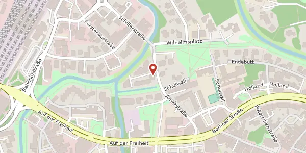 Karte der Umgebung von Schillerstr. 2, 32052 Herford