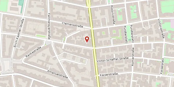 Karte der Umgebung von Herzogstr. 74, 80796 München