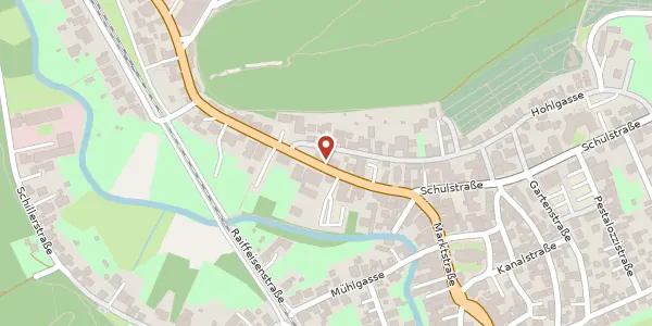 Karte der Umgebung von Pirmasenser Straße 12, 66994 Dahn