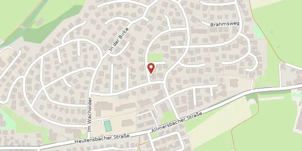 Karte der Umgebung von Beethovenstraße 2, 71573 Allmersbach im Tal