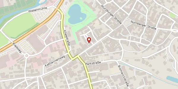 Karte der Umgebung von Wilhelmstr. 26, 91413 Neustadt