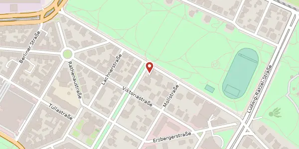 Karte der Umgebung von Werderstr. 54, 68165 Mannheim