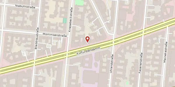 Karte der Umgebung von Kurfürstendamm 36, 10719 Berlin