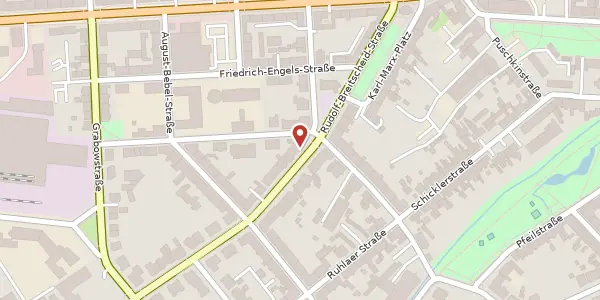 Karte der Umgebung von Rudolf-Breitscheid-Str. 2, 16225 Eberswalde