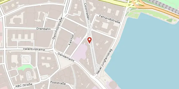 Karte der Umgebung von Colonnaden 21, 20354 Hamburg