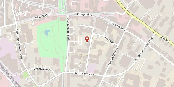 Karte der Umgebung von Lindenstraße 19 - 21, 25421 Pinneberg