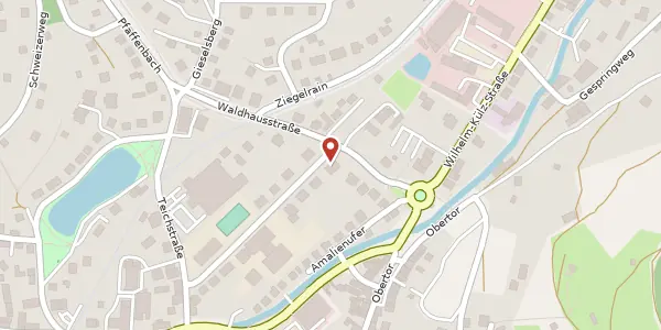 Karte der Umgebung von Geschwister-Scholl-Straße 24, 98574 Schmalkalden
