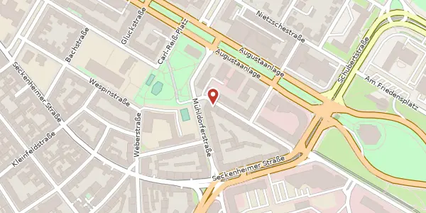 Karte der Umgebung von Richard-Wagner-Straße 72, 68165 Mannheim