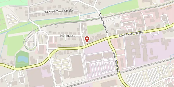 Karte der Umgebung von Zwickauer Straße 224, 09116 Chemnitz