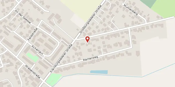 Karte der Umgebung von Rhadener Weg 6, 30938 Burgwedel