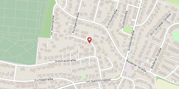 Karte der Umgebung von Paracelsusstraße 5, 74074 Heilbronn