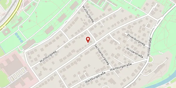Karte der Umgebung von Wachsenburgweg 24, 99094 Erfurt