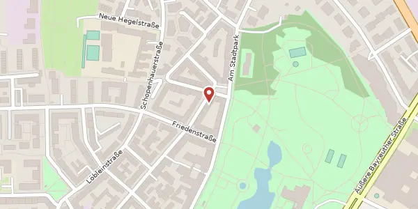 Karte der Umgebung von Parkstr. 46, 90409 Nürnberg