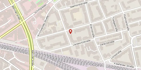 Karte der Umgebung von Scharnhorststraße 15, 30175 Hannover
