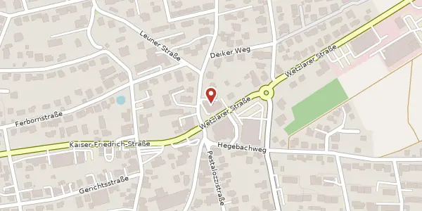 Karte der Umgebung von Wetzlarer Str. 1, 35619 Braunfels