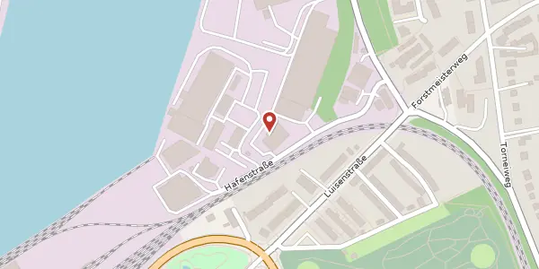 Karte der Umgebung von Hafenstraße 33, 23568 Lübeck
