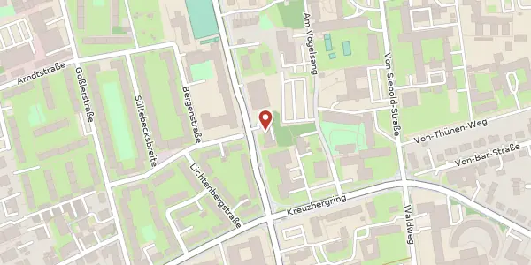 Karte der Umgebung von Robert-Koch-Straße 2, 37075 Göttingen