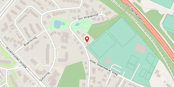 Karte der Umgebung von Alte Dorfstraße 40, 24107 Kiel