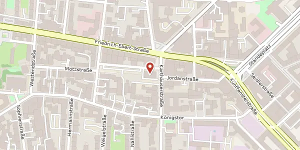 Karte der Umgebung von Karthäuserstraße 7-9, 34117 Kassel