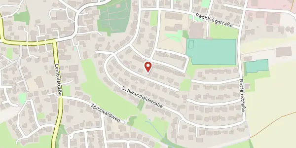 Karte der Umgebung von Bergholzstraße 9, 73434 Aalen