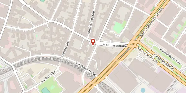 Karte der Umgebung von Rosa-Luxemburg-Straße 7, 10178 Berlin