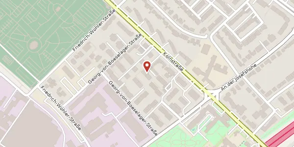 Karte der Umgebung von Kölnstr. 437, 53117 Bonn
