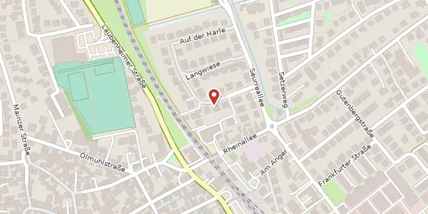 Karte der Umgebung von Auf der Harle 16 a, 55294 Bodenheim