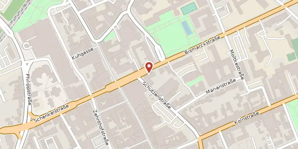Karte der Umgebung von Bismarckstrasse 2, 52351 Düren