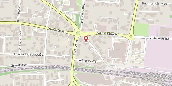 Karte der Umgebung von Friedrich-Ebert-Str. 12, 59425 Unna