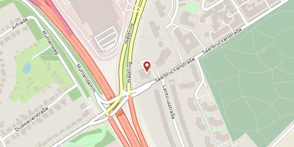Karte der Umgebung von Saarbrückenstraße 54, 24114 Kiel