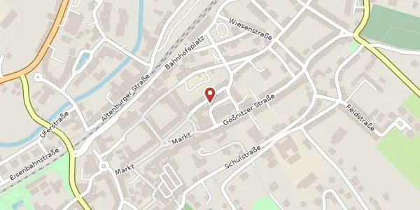 Karte der Umgebung von Kirchplatz 3, 04626 Schmölln
