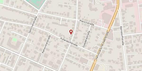 Karte der Umgebung von Landgestütstraße 40, 29221 Celle