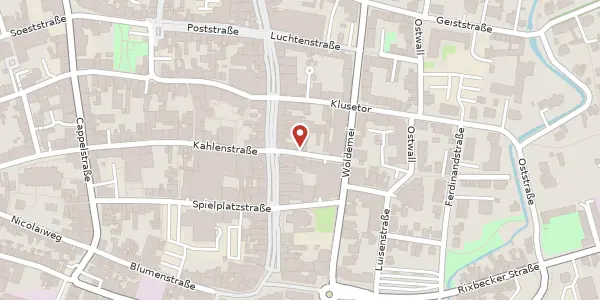 Karte der Umgebung von Königsau 3, 59555 Lippstadt