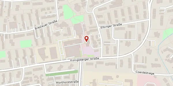 Karte der Umgebung von Hamannplatz 33, 48157 Münster