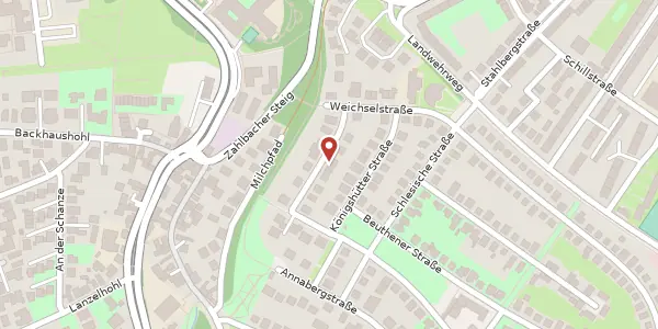 Karte der Umgebung von Hultschiner Straße 12, 55131 Mainz