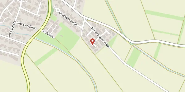 Karte der Umgebung von Scherzinger Weg 32, 79227 Schallstadt