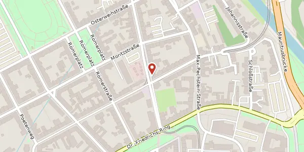 Karte der Umgebung von Leipziger Straße 16, 08056 Zwickau