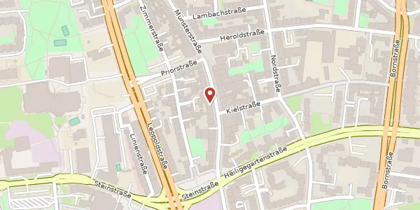 Karte der Umgebung von Münsterstr. 38, 44145 Dortmund
