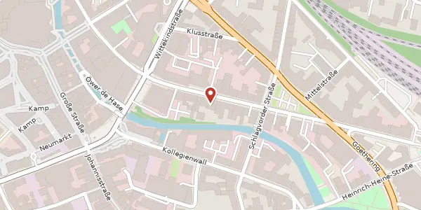Karte der Umgebung von Möserstr. 34, 49074 Osnabrück