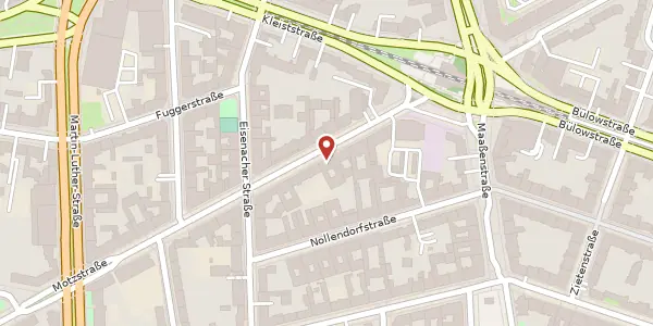 Karte der Umgebung von Motzstraße 9, 10777 Berlin