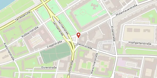 Karte der Umgebung von Güntzplatz 5, 01307 Dresden
