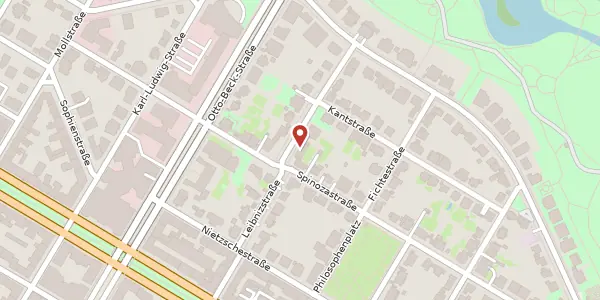 Karte der Umgebung von Leibnizstr. 18, 68165 Mannheim