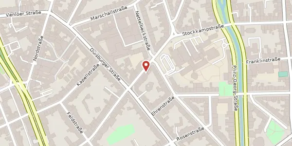 Karte der Umgebung von Sternstr. 67, 40479 Düsseldorf